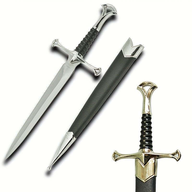 King Arthur Medieval Short Sword - Stainless Steel Alloy with Sheath