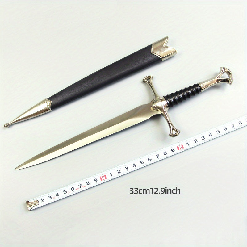 King Arthur Medieval Short Sword - Stainless Steel Alloy with Sheath