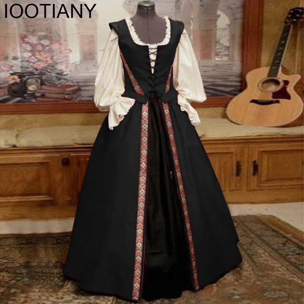 Medieval Renaissance Merchant Class Dress for the Career M'Lady