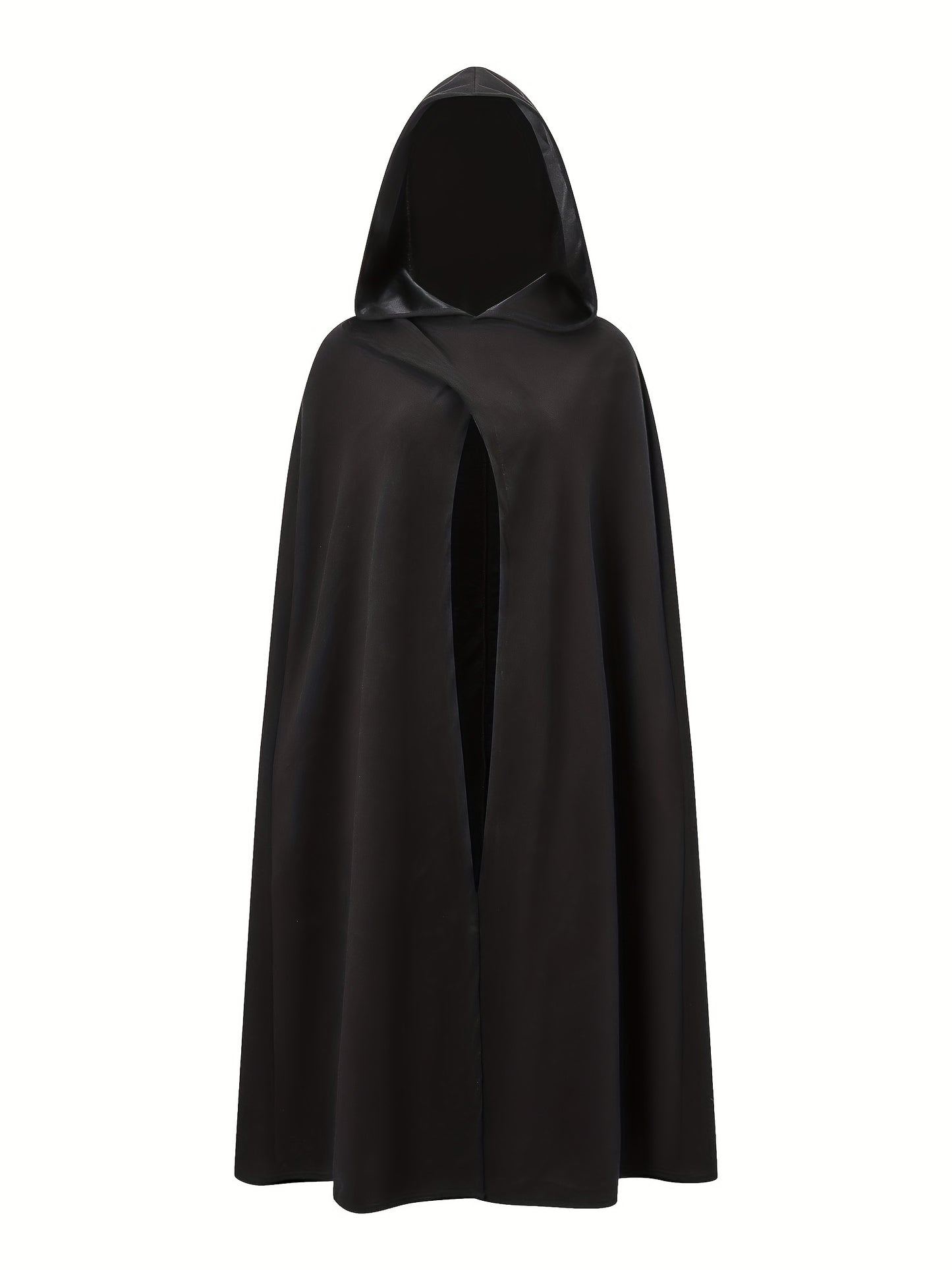 Elegant Renaissance Hooded Cloak - Chic Asymmetric Pullover Style Winter Outerwear