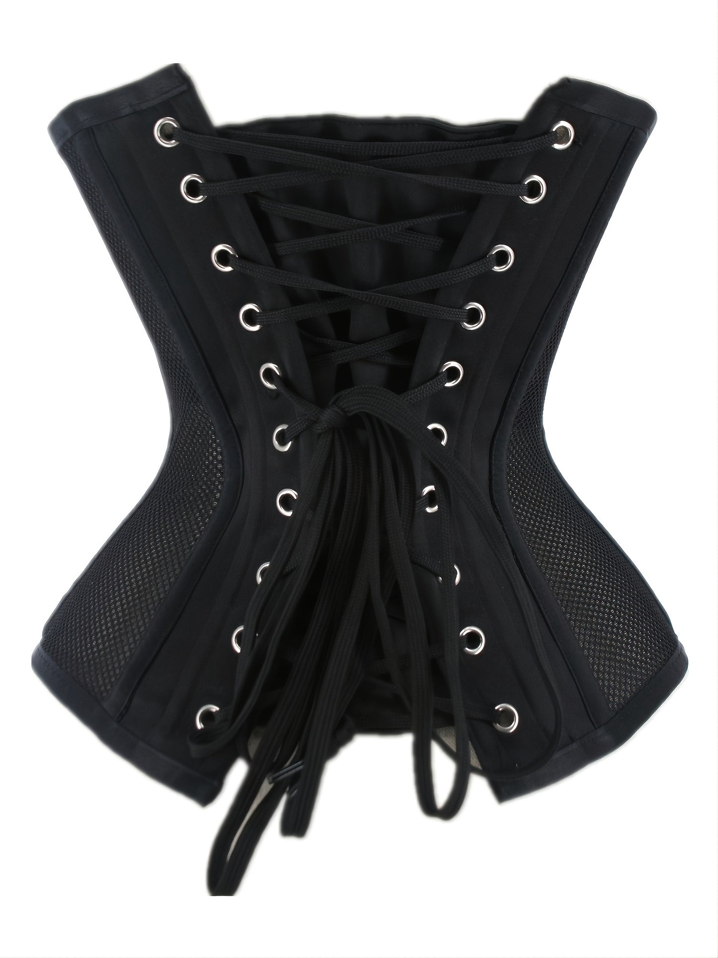 Breathable Strapless Corset with Mesh Detail & High Support Body Shaper