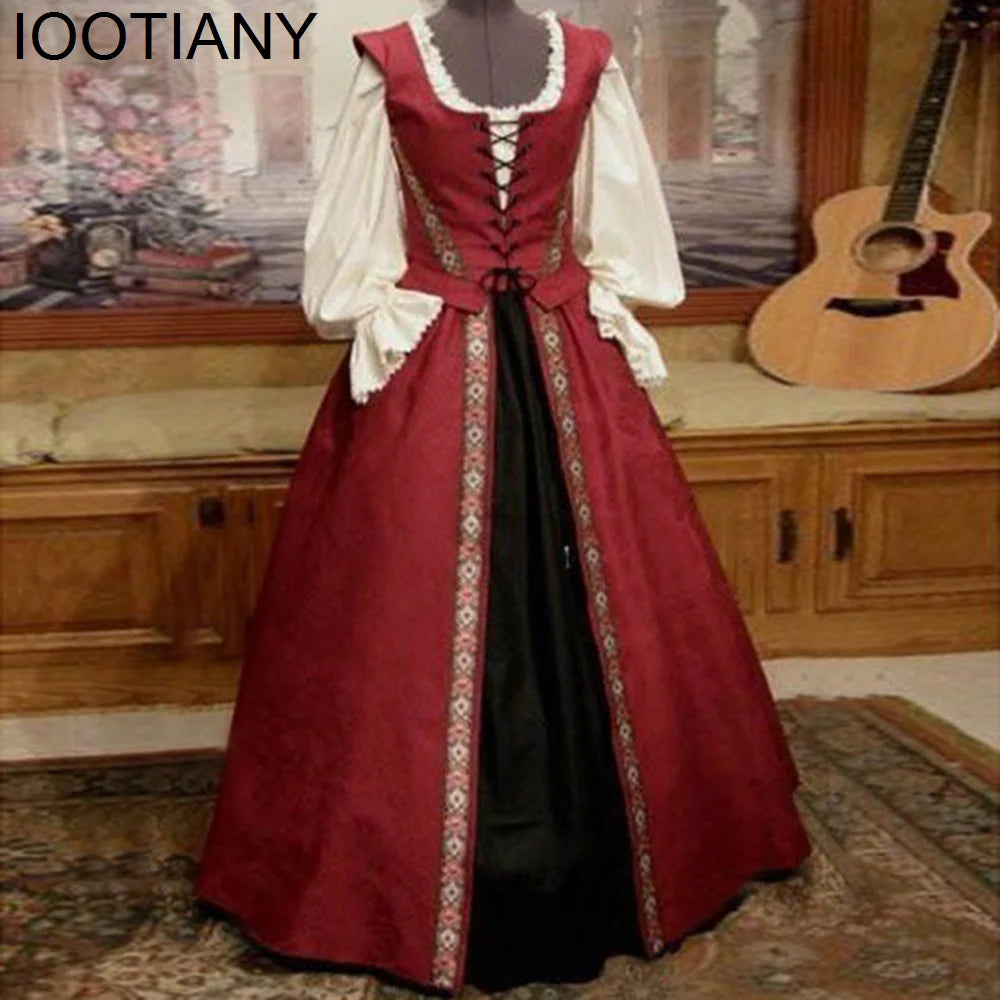 Medieval Renaissance Merchant Class Dress for the Career M'Lady