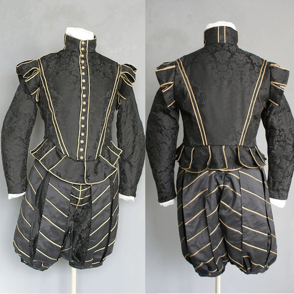 Complete Tudor Prince Renaissance Costume - Vest & Bottoms